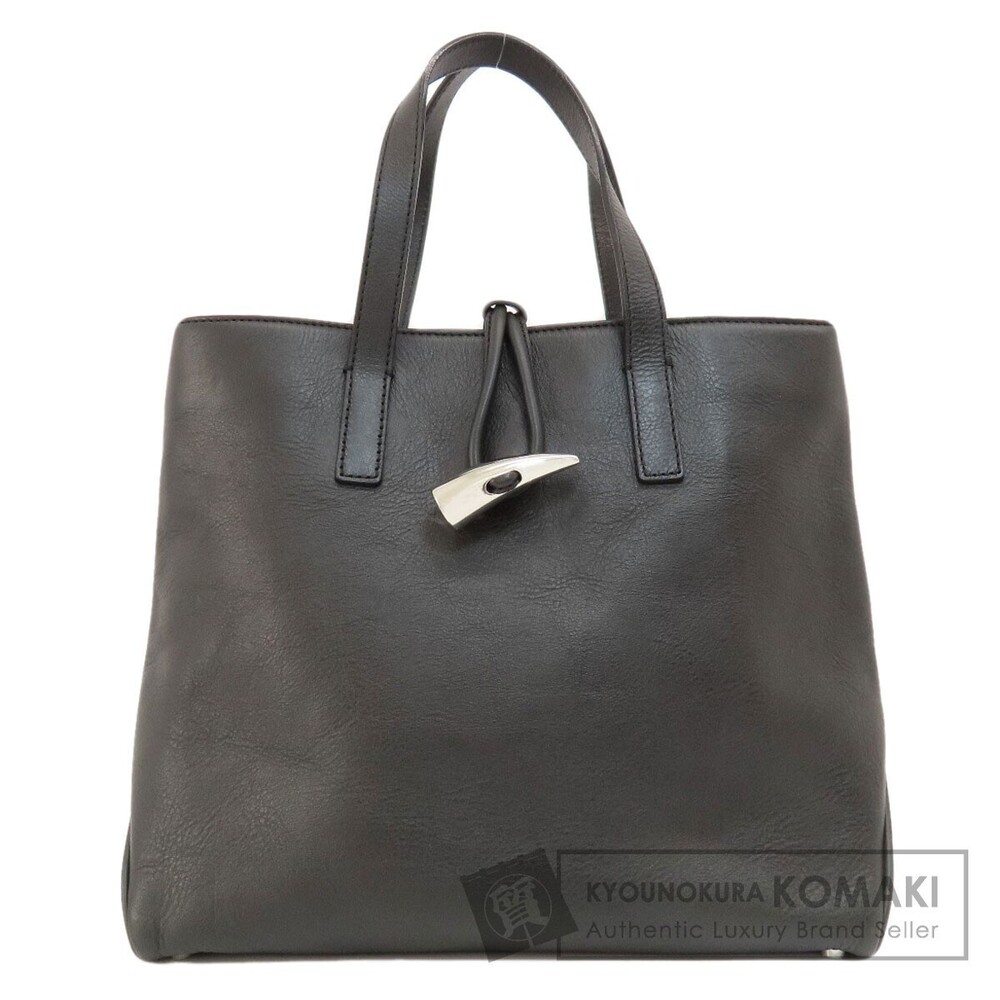 Burberry toggle button Nova check tote bag leather